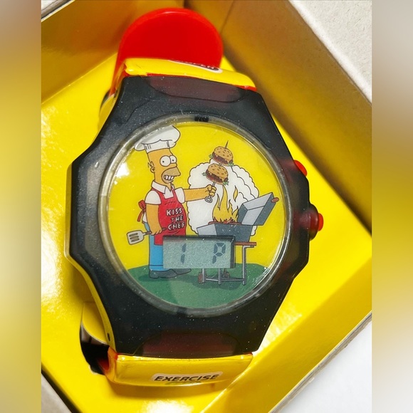 2002 The Simpsons x Burger King talking watches - Picture 4 of 11